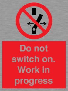 Do not switch on. Work in progress
